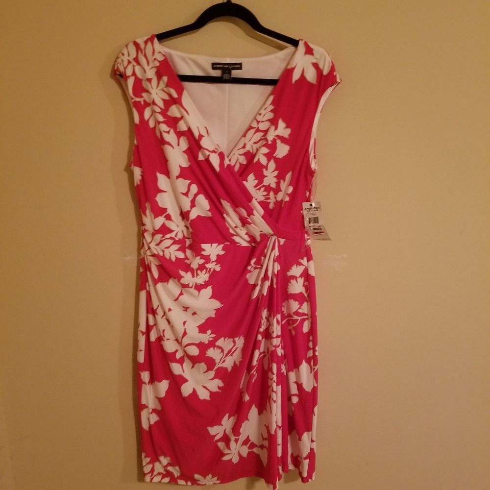 Floral Ruched Sheath Dress